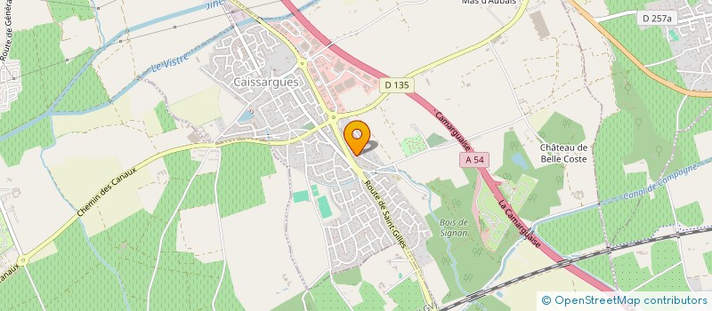 localisation de l'entreprise PHILTEX & MORGANE  CAISSARGUES