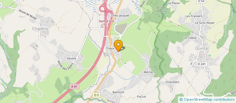 localisation de l'entreprise PHILTINE à ANNECY