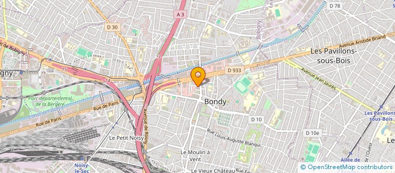 localisation de l'entreprise PHILTONY à BONDY