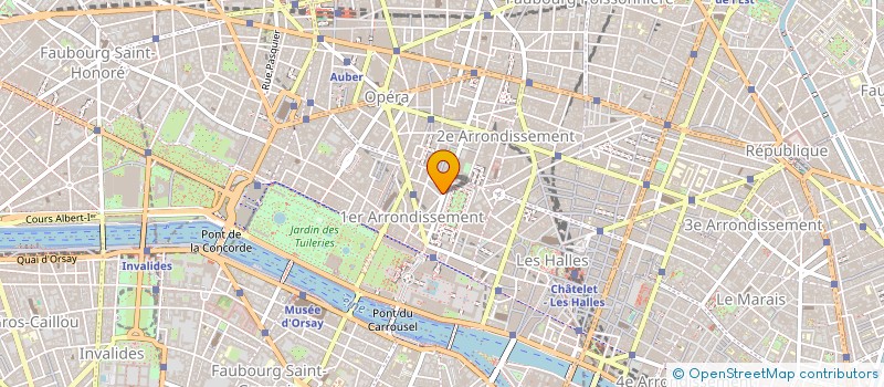 localisation de l'entreprise PHILTRES SARL  PARIS