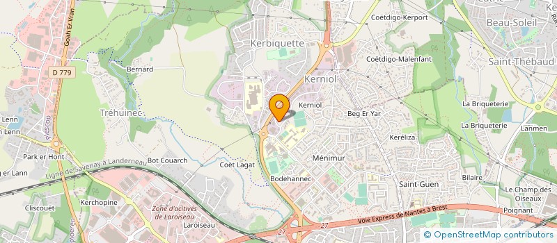 localisation de l'entreprise PHILUC ELECTRONIC à VANNES