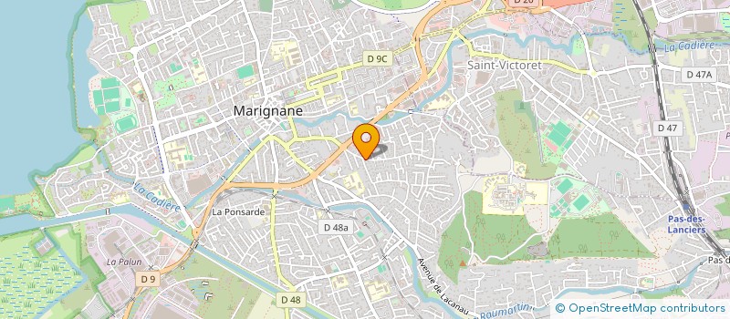 localisation de l'entreprise PHILVIC  MARIGNANE