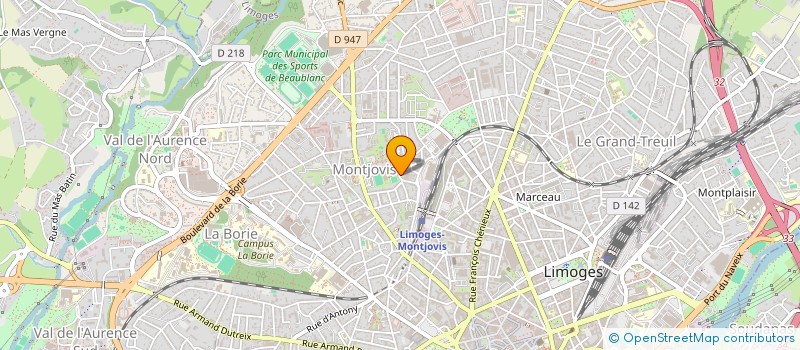 localisation de l'entreprise PHIMA à LIMOGES
