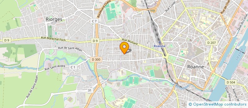 localisation de l'entreprise PHIMA à ROANNE