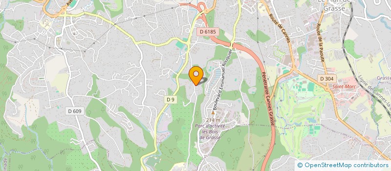 localisation de l'entreprise PHIMA  GRASSE