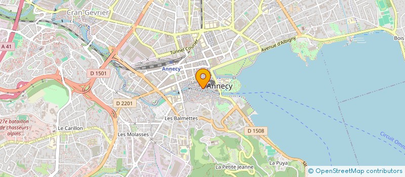 localisation de l'entreprise PHIMABA à ANNECY