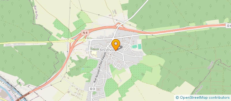 localisation de l'entreprise PHIMALIE à ANCERVILLE
