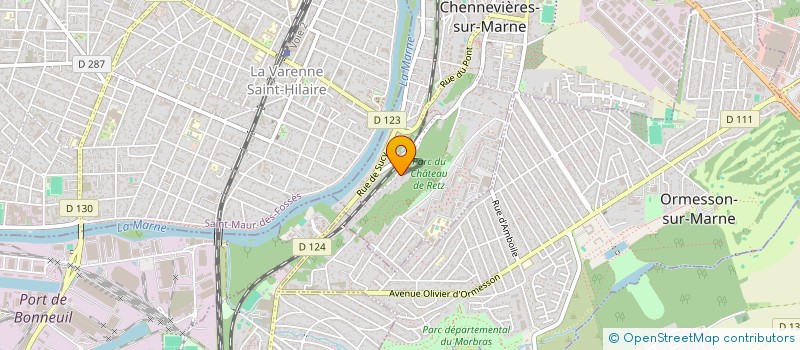 localisation de l'entreprise PHIMAR  CHENNEVIERES-SUR-MARNE