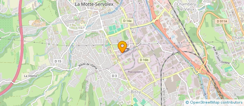 localisation de l'entreprise PHIMILAU  LA MOTTE-SERVOLEX