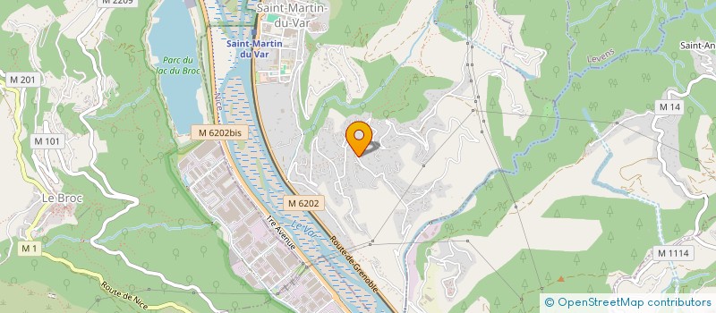 localisation de l'entreprise PHIMO  SAINT-MARTIN-DU-VAR