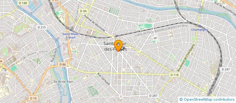 localisation de l'entreprise PHIMO à SAINT-MAUR-DES-FOSSES