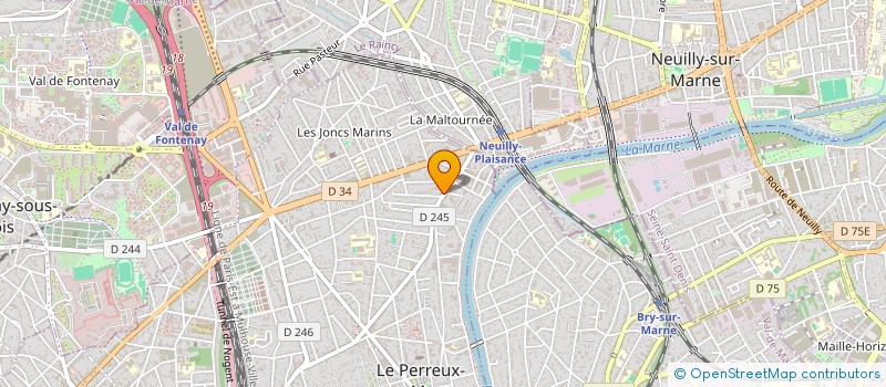 localisation de l'entreprise PHIMO  LE PERREUX-SUR-MARNE