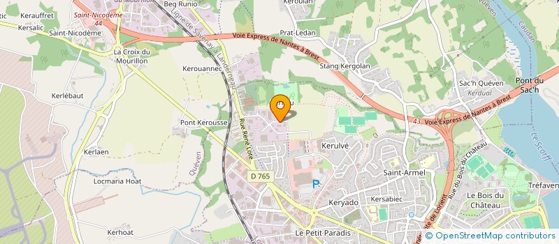 localisation de l'entreprise PHIMU  LORIENT