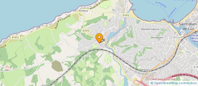 localisation de l'entreprise PHINA  URRUGNE