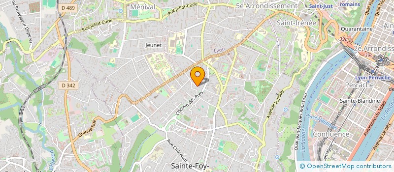 localisation de l'entreprise PHINESSY  SAINTE-FOY-LES-LYON