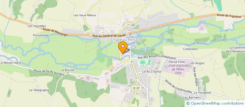 localisation de l'entreprise PHINHOLDING  CHATEAU-RENARD
