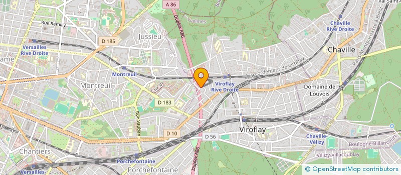 localisation de l'entreprise PHINOVA  VIROFLAY