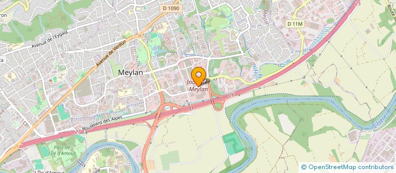 localisation de l'entreprise PHINVEST  MEYLAN