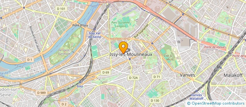 localisation de l'entreprise PHIP DEVELOPPEMENT à ISSY-LES-MOULINEAUX