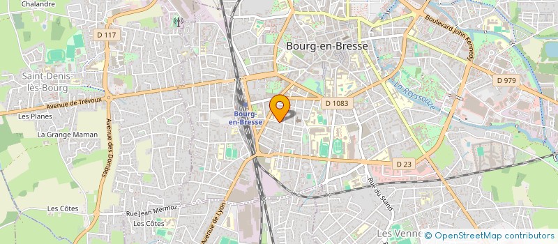 localisation de l'entreprise PHIPA à BOURG-EN-BRESSE