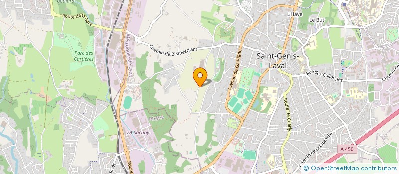 localisation de l'entreprise PHIPAO  SAINT-GENIS-LAVAL