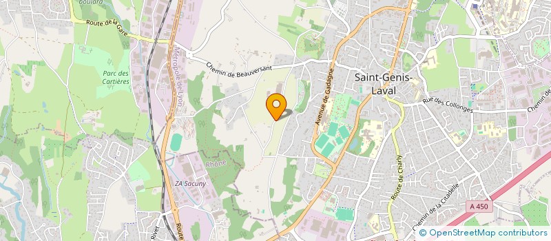 localisation de l'entreprise PHIPAO HOLDING à SAINT-GENIS-LAVAL