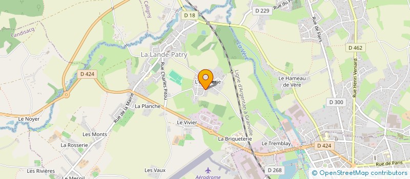 localisation de l'entreprise PHIPAS à LA LANDE-PATRY