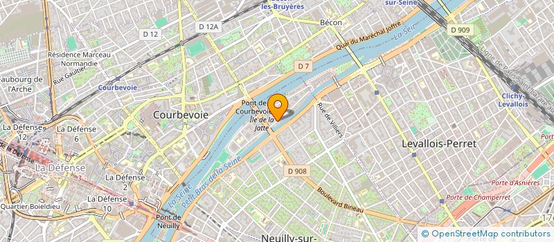 localisation de l'entreprise PHIPAT à NEUILLY-SUR-SEINE