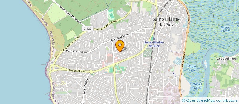 localisation de l'entreprise PHIPHI à SAINT-HILAIRE-DE-RIEZ