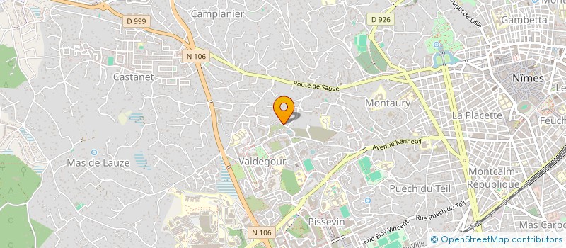 localisation de l'entreprise PHIPHI LES BONS TUYAUX  NIMES