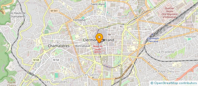 localisation de l'entreprise PHIPI  CLERMONT-FERRAND