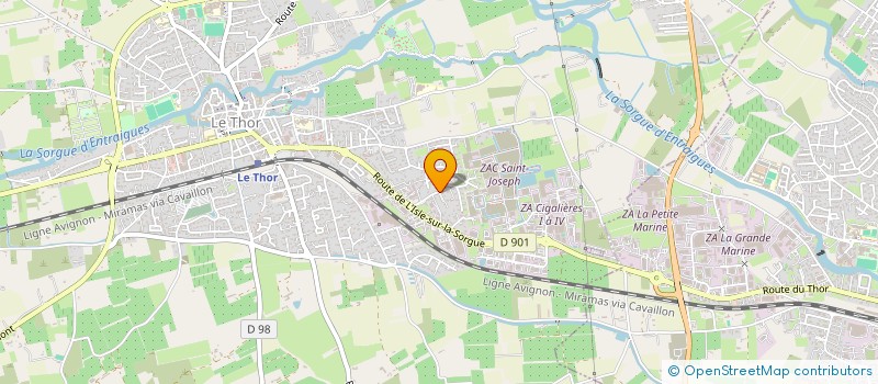 localisation de l'entreprise PHIRECAT  LE THOR