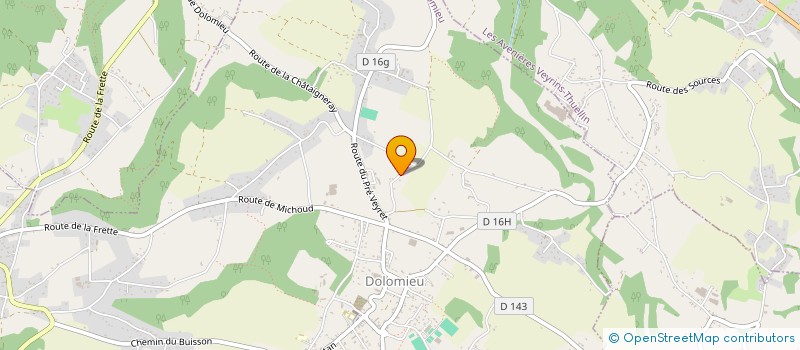 localisation de l'entreprise PHIRECCO  DOLOMIEU