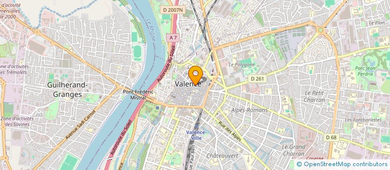 localisation de l'entreprise PHIREST à VALENCE