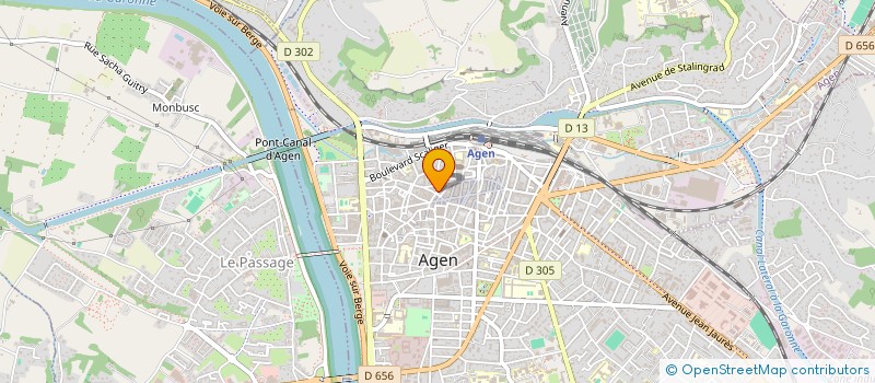 localisation de l'entreprise PHIRIC  AGEN