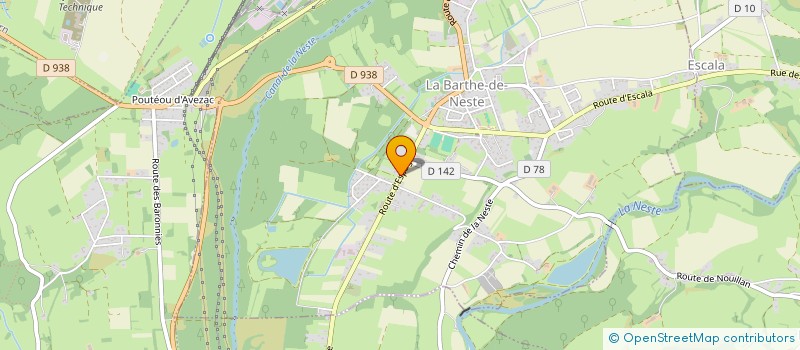 localisation de l'entreprise PHIROMAX  LA BARTHE-DE-NESTE