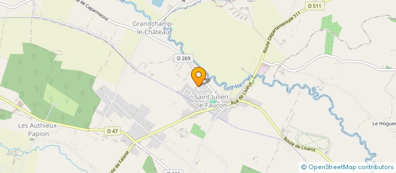 localisation de l'entreprise PHIRVA  MEZIDON VALLEE D'AUGE