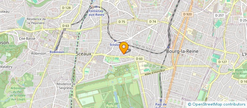 localisation de l'entreprise PHIS NAL VIN SCI à SCEAUX