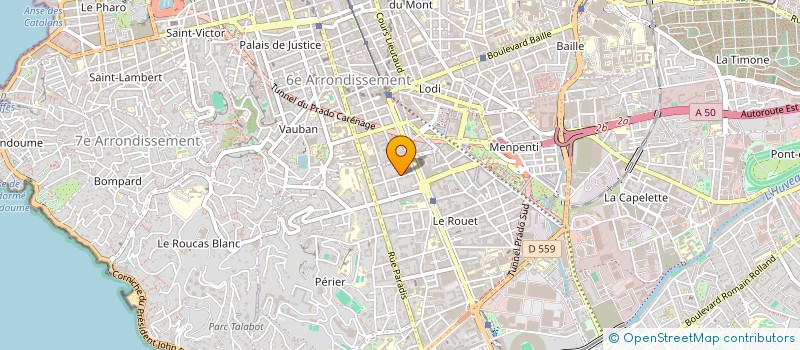 localisation de l'entreprise PHISA à MARSEILLE