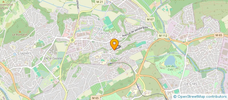 localisation de l'entreprise PHISA  CLAPIERS