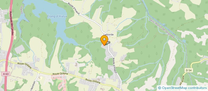 localisation de l'entreprise PHISA  SAINT-MARTIN-DE-SEIGNANX