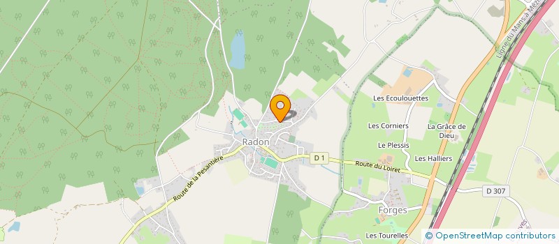 localisation de l'entreprise PHISA à ECOUVES