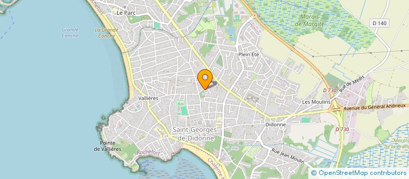 localisation de l'entreprise PHISA  SAINT-GEORGES-DE-DIDONNE