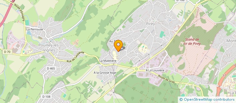 localisation de l'entreprise PHISALYS  PIREY