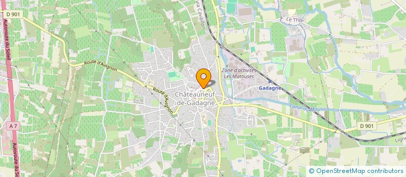 localisation de l'entreprise PHISANJA IMMO  CHATEAUNEUF-DE-GADAGNE