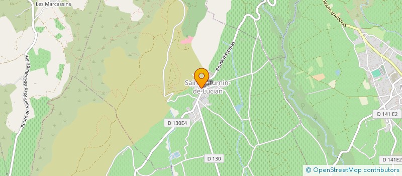 localisation de l'entreprise PHISAO à SAINT-SATURNIN-DE-LUCIAN