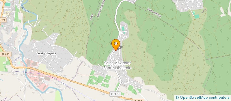 localisation de l'entreprise PHISMARI  SAINT-MAXIMIN