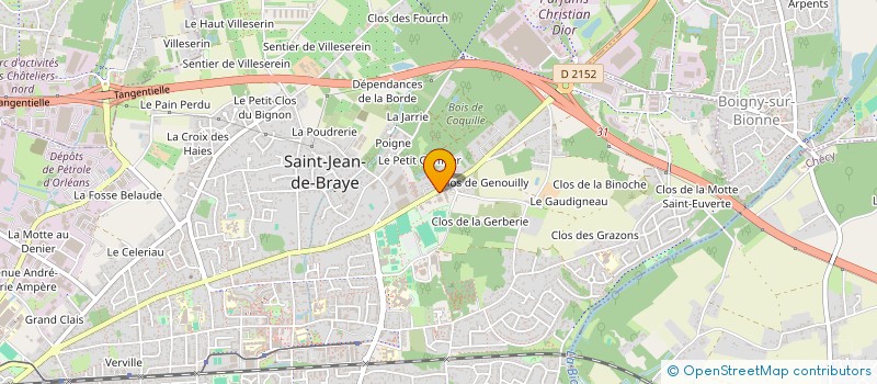 localisation de l'entreprise PHISMAX à SAINT-JEAN-DE-BRAYE