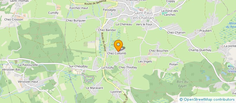 localisation de l'entreprise PHISO  SAINT-PAUL-EN-CHABLAIS