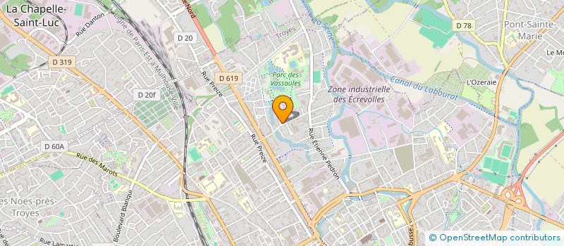 localisation de l'entreprise PHISO à TROYES